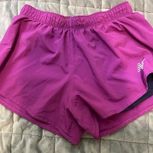 Pink athletic shorts